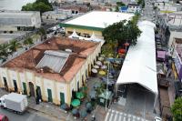 Montagem da estrutura do Carnaval no Mercado Pblico comea na segunda-feira (05)