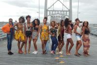 Candidatas ao Beleza Negra Itaja participam de passeio cultural em Florianpolis
