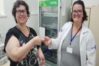 Mais de trs mil pessoas participam do Dia D de Vacinao contra o sarampo
