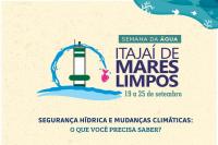 Município de Itajaí divulga programação da Semana da Água 2022