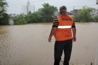 Defesa Civil passa para estado de ateno e monitora chuvas constantes em Itaja