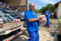 Municpio inicia entrega de donativos da campanha Itaja Solidria