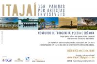 Inscries para o Concurso Itaja 158 Pginas por Artistas Invisveis vo at fim do ms