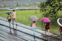 Volume de chuvas em Itaja ultrapassa 115 milmetros neste domingo